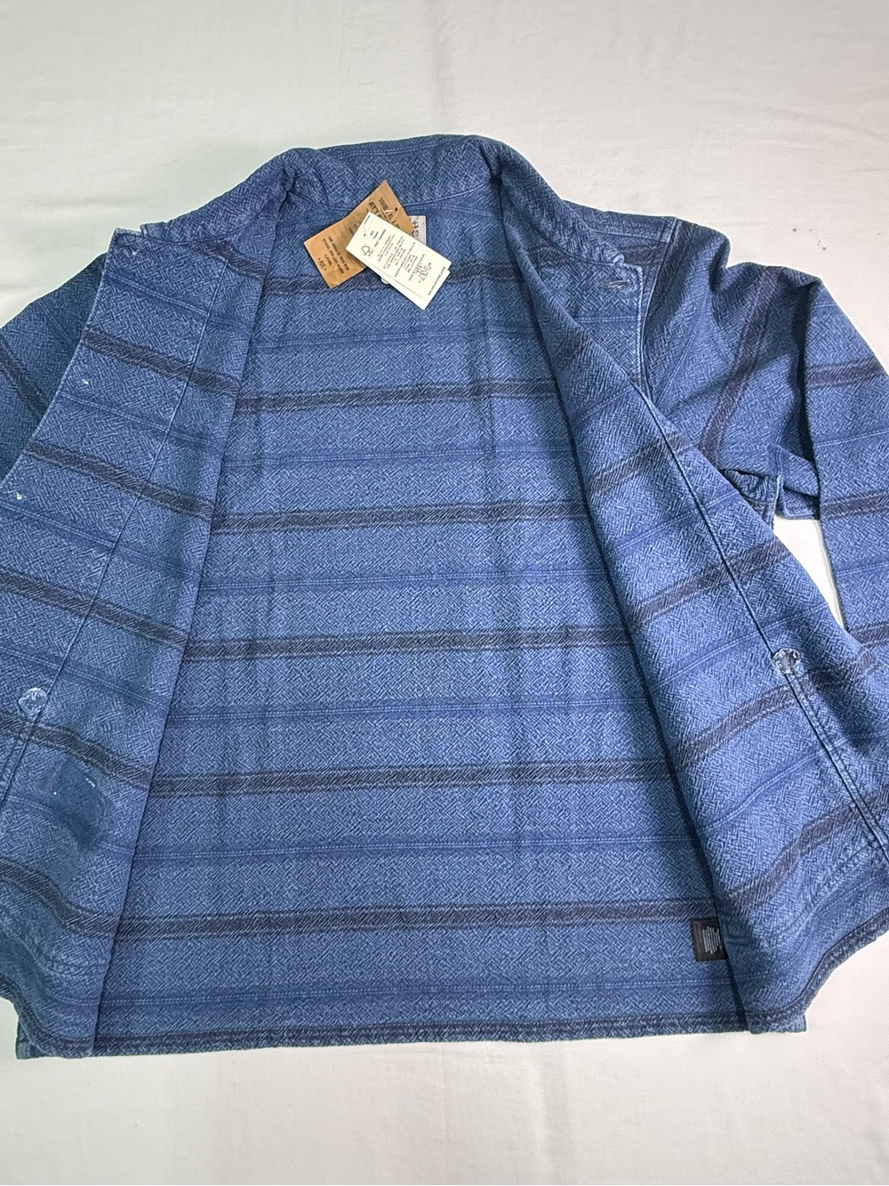 Ralph Lauren Double RL (RRL) Indigo Naval Military Shirt Jacket- Size XL - Picture 2 of 16